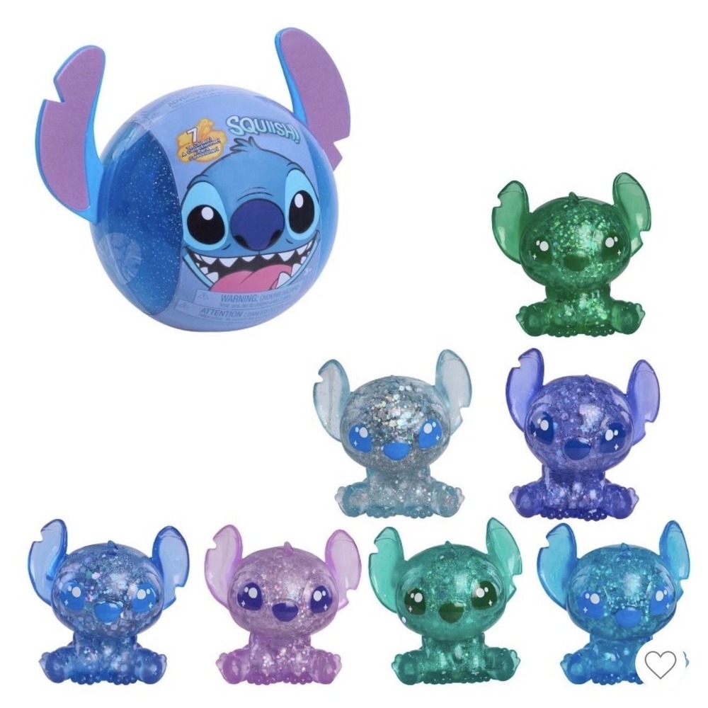 Disney Lilo & Stitch Squish-A-Stitch Blind Ball Squishy Blind Box 1 Piece